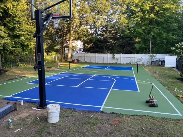 Basketball and multi-sport court